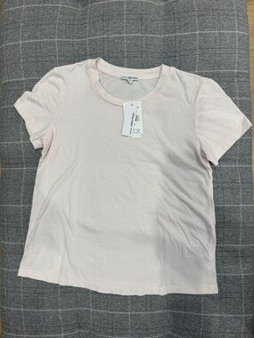James Perse Light Pink Crewneck T-Shirt